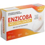 Metilcobalamina Sublingual 9,9mcg Vitmina B12 Pura Comprimido Mastigavel Sabor Cereja Alta Absorcao Dosagem Maxima Vegana Enzicoba 60 Comprimidos