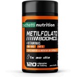 Metilfolato Ácido Fólico 800mcg 120 Cápsulas Vitamina B12 B6 Original zuchetti nutrition
