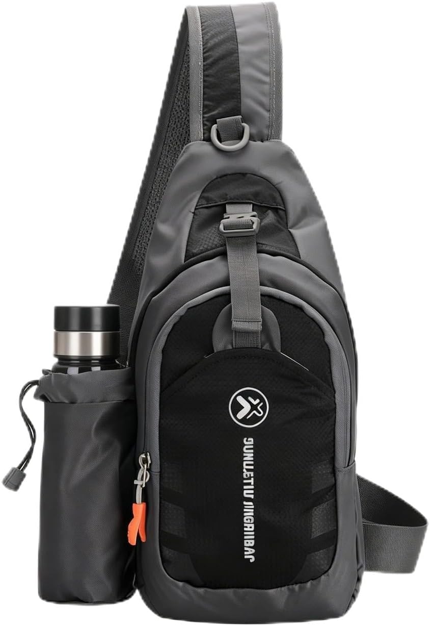 Mochila-Transversal-Masculina-Pequena-Bolsa-Transversal-Masculina-Preta-a-Prova.jpg Mochila Transversal Masculina Pequena, Bolsa Transversal Masculina Preta à Prova D'água, Esportiva com Compartimento para Garrafa, Bolsa de Academia Pequena, Alça Única para Viagem e Treinos