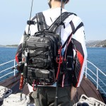 Mochila multifuncional impermeável dos homens para equipamentos de pesca ao ar livre - Imagem 2