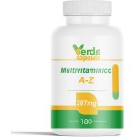 Multivitamínico Completo 180 Cápsulas - Complexo Vitamínico de A a Z - Suplemento Alimentar - Verde Cápsula