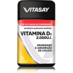 Multivitaminico Vitasay Vitamina D3 2000UI com 90 Comprimidos