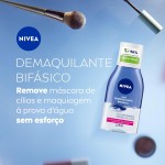 NIVEA Demaquilante Bifásico 125ml, Remove Maquiagem à Prova D'água, Protege Cílios, Gentil com a Pele - Imagem 2