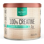 Nutrify - 100% Creatine 3g de Creatina por Dose - Suplemento Alimentar para Suporte Energético - Sem Glúten, Sem Lactose, Sem Açúcar, Vegana - Lata 300g
