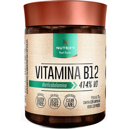 Nutrify - Vitamina B12-120 cápsulas