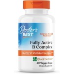 O melhor complexo B totalmente ativo do Doctor suporta sistema nervoso Energy O ideal de bem -estar positivo de humor positivo NONGMO GLUTEN sem soja vegana livre, 60 contagem