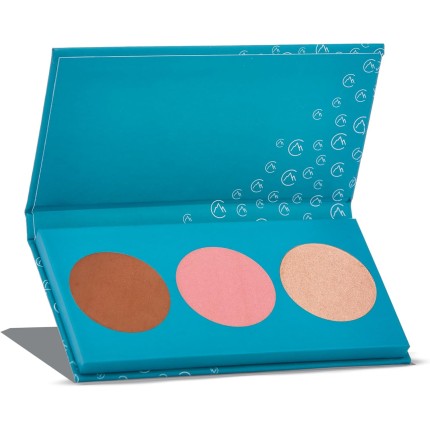 Paleta Blush Iluminador e Contorno Catharine Hill Trio Sculpt Chill Multifuncional (1022/K2 - Cor 02, 9g)