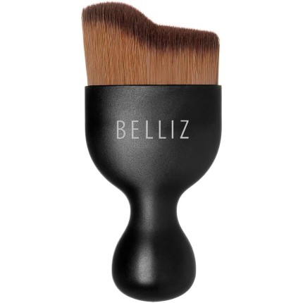 Pincel Contorno de Precisão, Belliz, Preto/Marrom