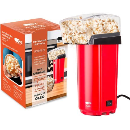 Pipoqueira Elétrica Popfilm Manteiga Sem Oleo 900w Pc9500 Oz Cor Vermelho 127v