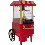 Pipoqueira Elétrica Sem Óleo com Medidor e Proteção Térmica Pipoca Saudável e Crocante para Festas e Presentes Criativos Prática e Segura Design Retrô - Imagem 2