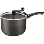 Pipoqueira Tramontina Paris Em Alumínio Com Revestimento Interno E Externo Em Antiaderente Starflon Max Chumbo 22 Cm 4,8 L