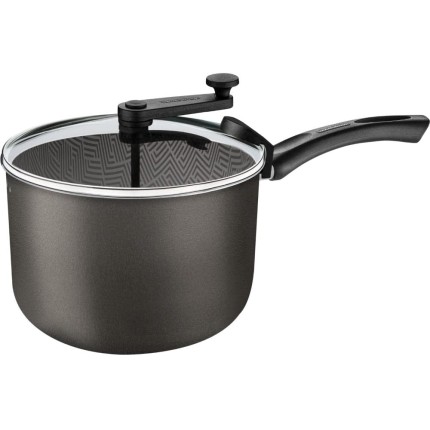 Pipoqueira Tramontina Paris Em Alumínio Com Revestimento Interno E Externo Em Antiaderente Starflon Max Chumbo 22 Cm 4,8 L