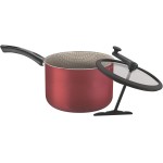 Pipoqueira de Alumínio com Revestimento Interno de Antiaderente Dimetro 22Cm, Tramontina, 20536722, Vermelho, Medio - Imagem 2