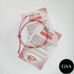 Pulseira Kabbalah 7 Nós Corda Vermelha Ajustável de 15 a 25cm GSA - Original - Imagem 2