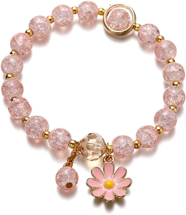 Pulseiras-de-cristal-para-mulheres-pulseira-elastica-com-contas-e.jpg Pulseiras de cristal para mulheres, pulseira elástica com contas e margaridas empilháveis, joias ajustáveis, presente de Natal e aniversário