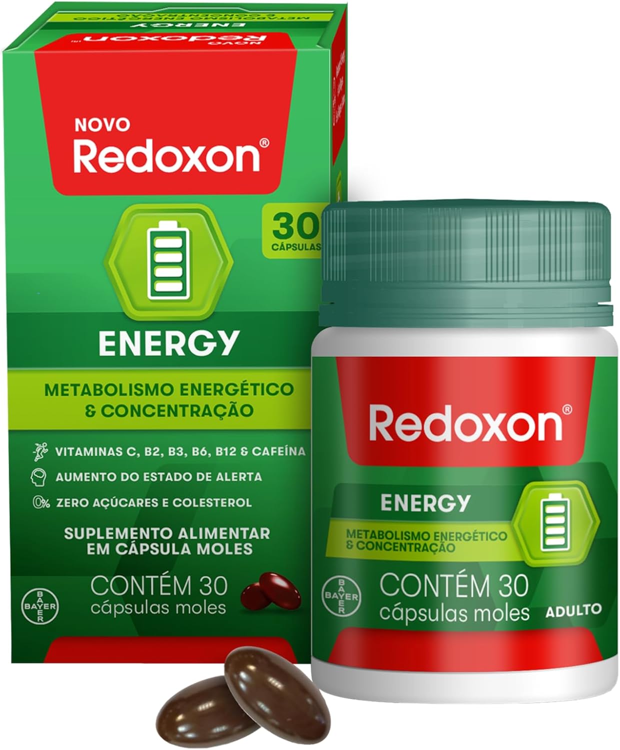 Redoxon-Energy-Multivitaminico-com-Vitamina-C-Vitamina-B12-e-Cafeina.jpg Redoxon Energy, Multivitaminico com Vitamina C, Vitamina B12 e Cafeina, 30 Cápsulas