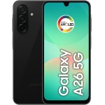Samsung Celular Galaxy A26 5G 256GB, 8GB RAM, Câmera de 50MP, IP67, Tela Super AMOLED 6.7", NFC (Preto)