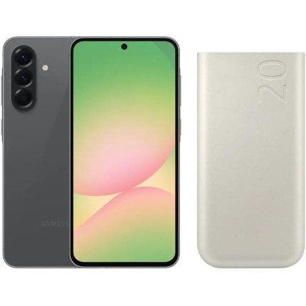 Samsung Combo A56 5G (256GB) - Preto - Bateria Portátil 20000 mAh