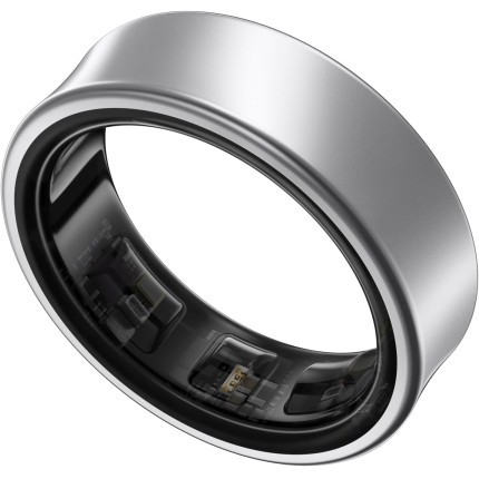 Samsung Galaxy Ring Tamanho 7, Monitor de treino, rastreador de sono, bateria de até 7 dias, Material em titânio - Titânio Prata