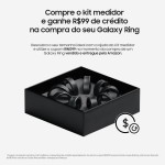 Samsung Galaxy Ring Tamanho 7, Monitor de treino, rastreador de sono, bateria de até 7 dias, Material em titânio - Titânio Prata - Imagem 2
