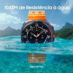 Samsung Galaxy Watch Ultra 2025 Smartwatch 47mm LTE, Galaxy AI, Titânio Aeroespacial, Titânio Prata