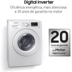 Samsung Lava e Seca Digital Inverter Ecobubble™ WD10M Branca 10.1kg 127V - Imagem 2