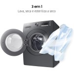 Samsung Lava e Seca WD11M com Digital Inverter WD11M4473PX Inox Look 11/7kg - 220V - Imagem 2