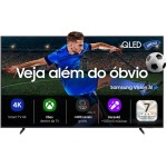 Samsung Vision AI TV 43" QLED Ultra 4K QEF1 2025, Pontos Quânticos, Processador com AI, Art Store, Alexa