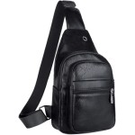 Shoulder Bag Mochila Transversal Bolsa Unisex Preto CBRN20607 - Commerce Brasil