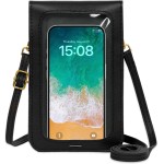 Small Crossbody Bags for Women, Leather Cell Phone Purse with Adjustable Strap, Handbags Bag for Travel Shopping