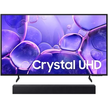 Smart TV 43" Crystal UHD 4K U8600F 2025 + Soundbar B400F/ZD