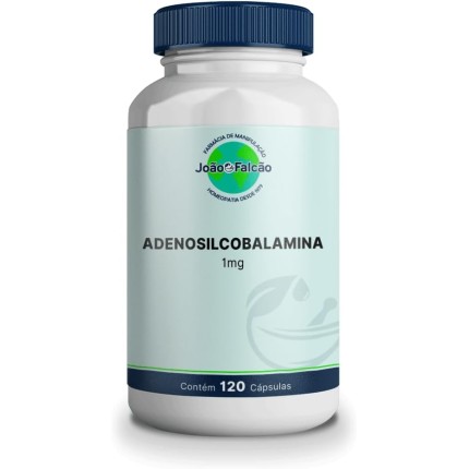 Suplemento Adenosilcobalamina (Vitamina B12) 1Mg - 120 Cápsulas de Tapioca Sublingual