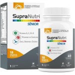 Suplemento SupraNutri Sênior, Vitaminas complexo B, Cálcio, Ferro, Magnésio 60 Cápsulas
