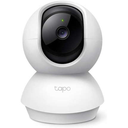 TP-Link Tapo C200, Camera de Segurança Wi-Fi 360º, 1080p Full HD, Visão Noturna, Audio de duas vias, Detecção de Movimentos, Trabalha com Alexa, 512G de Armazenamento Local, Armazenamento na Nuvem