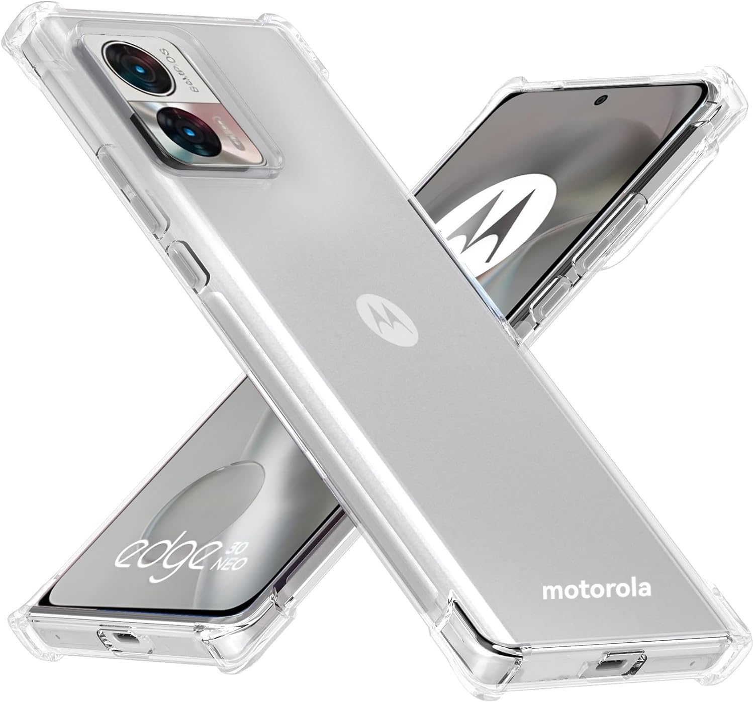 USTIYA-Capa-para-Motorola-Edge-30-NeoMoto-Edge-30-Lite.jpg USTIYA Capa para Motorola Edge 30 Neo/Moto Edge 30 Lite TPU transparente capa protetora de quatro cantos fundo macio transparente