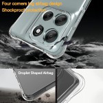 USTIYA Capa para Motorola MOTO Case Uso Resistente, Capinha Bumper Absorção Choques em TPU Transparente Protector Câmera Espessamento nas Quatro Pontas da Carcasa (MOTO G56 5G) - Imagem 2