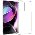 USTIYA Capa para Motorola Moto Edge 30 5G Capa de Uso Resistente, Bumper de Absorção de Choques em TPU Transparente, Protector da Câmera, com Espessamento nas Quatro Pontas da Carcasa.