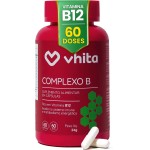 Vhita Complexo B, Suplemento Alimentar com Vitaminas B1, B2, B3, B5, B6, B7, B9 e B12, Rico em Vitamina B12, Manganês, 60 Cápsulas