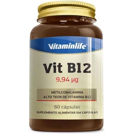 Vit B12-60 Cápsulas - Vitaminlife