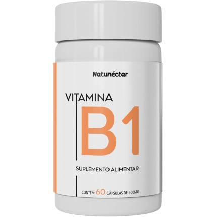 Vitamina B1 Tiamina 500mg 60 Capsulas