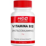 Vitamina B12 1mg Sistema Sanguíneo 60 Cápsulas
