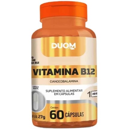 Vitamina B12, 60 cápsulas, Duom