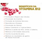 Vitamina B12 Metilcobalamina 120 Comprimidos Mastigáveis 1000mg [4 MESES DE DURAÇÃO] - Imagem 2