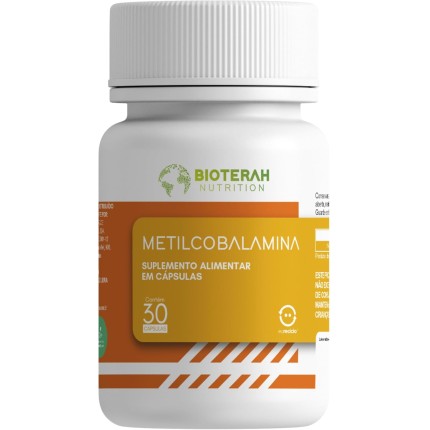 Vitamina B12 Metilcobalamina 30CAPS BIOTERAH - Dissolução Rápida Suplemento Alimentar Natural