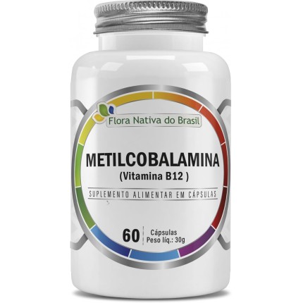 Vitamina B12 (Metilcobalamina) 414% IDR 60 cápsulas - Flora Nativa
