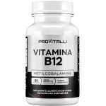 Vitamina B12 Metilcobalamina 90 Comprimidos Mastigáveis | Provitalli | Alta Absorção e Biodisponibilidade | Suporte para Energia, Foco e Sistema Imunológico | 550mg 9,94mgc | Sabor Morango