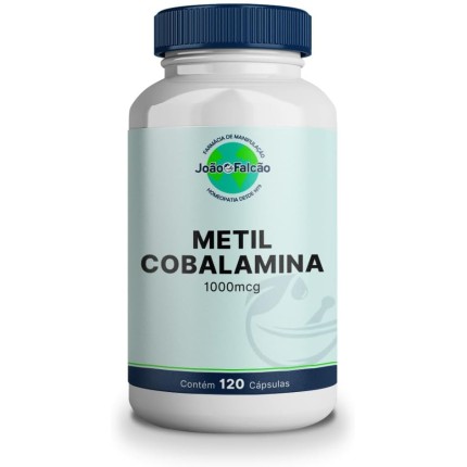 Vitamina B12 (Metilcobalmina) 1000mcg - 120 Caps Sublinguais