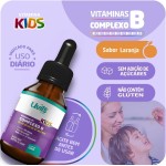 Vitamina Complexo B Kids Líquida 60ml com 60 Doses - Uvits - Imagem 2
