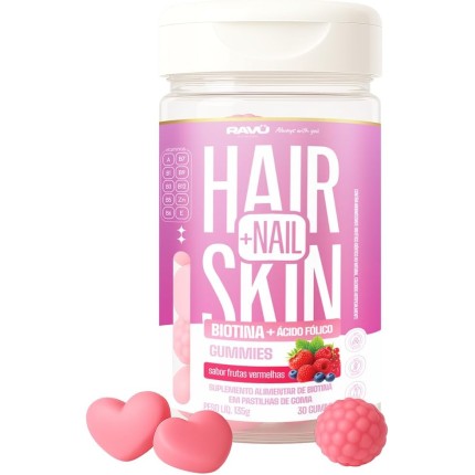 Vitamina para Cabelo em Gomas | Queda, Unhas e Pele | Ravu Hair Gummy