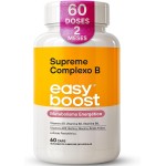 Vitaminas Complexo B B1 B2 B3 B5 B6 B7 B9 E B12 Concentrado Complexo B Easy Boost 60 Caps